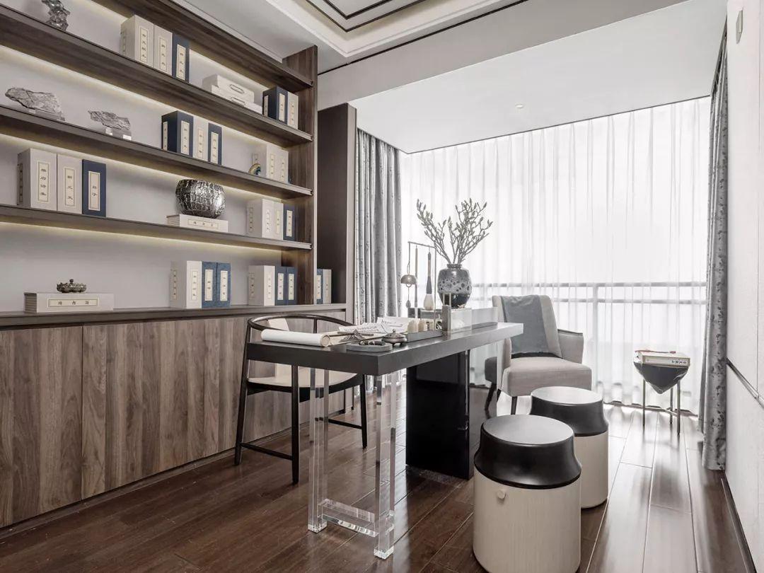 有一种禅意，叫做中国风，141㎡新中式设计，客厅太美了