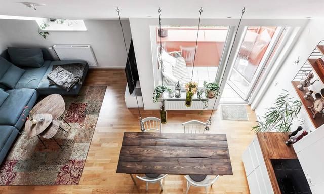 晒他73平小户型,人人都嫌的斜顶房,却被装出了大豪宅的气质!