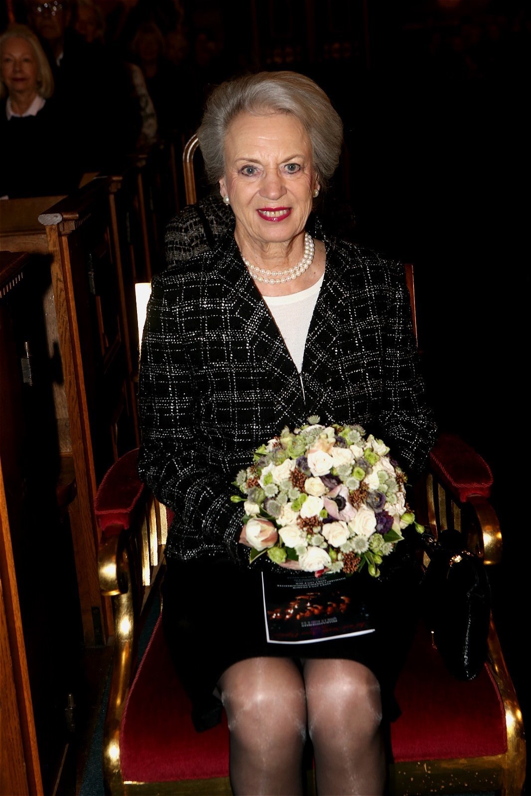 丹麦本尼迪克特公主出席圣安妮骨质疏松症协会音乐会