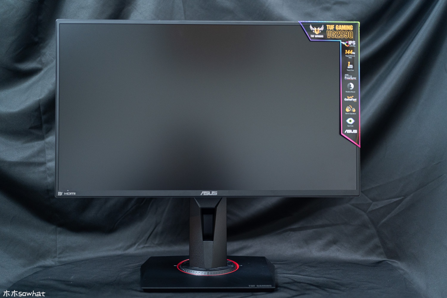 可修图亦可吃鸡华硕tufgamingvg259q游戏显示器体验