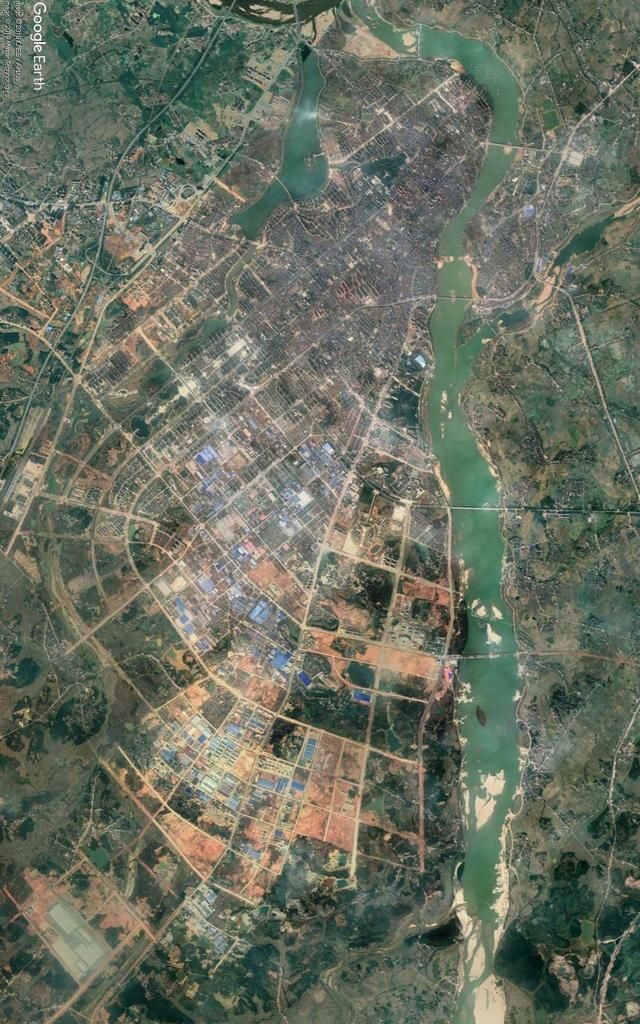 江西老表看过来11张城市卫星地图您能猜出几个