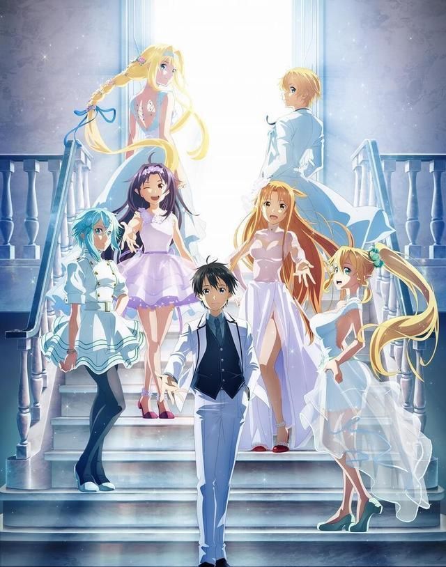 刀剑神域十周年纪念展宣传绘公开 ugo确认为桐人后宫团之一