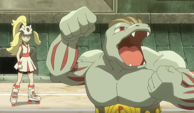 肌肉爆表的神奇宝贝豪力,解开腰带会势不可挡,母豪力也很能打|豪力|腰