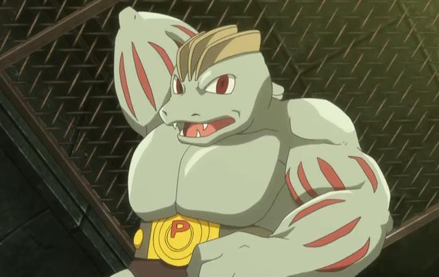 肌肉爆表的神奇宝贝豪力,解开腰带会势不可挡,母豪力也很能打