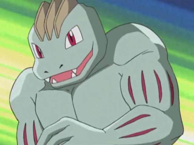 肌肉爆表的神奇宝贝豪力,解开腰带会势不可挡,母豪力也很能打