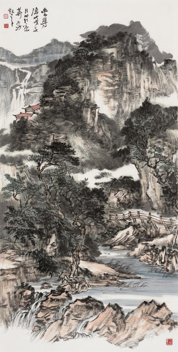 丹青妙境 云水禅心——走进著名画家牟丕芳的山水世界