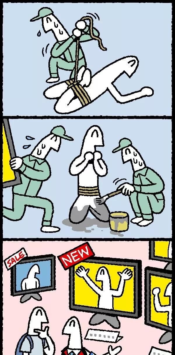 这些黑色幽默漫画,简直太有爱了