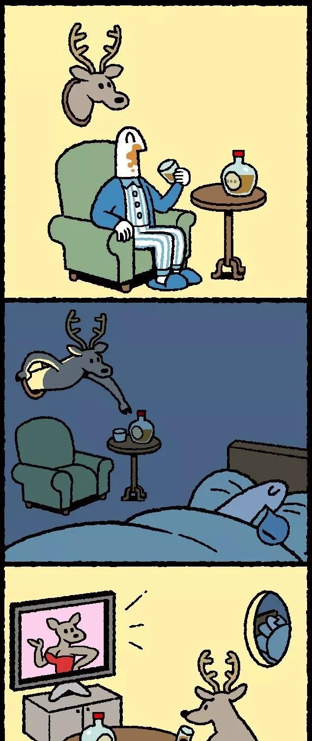 这些黑色幽默漫画,简直太有爱了