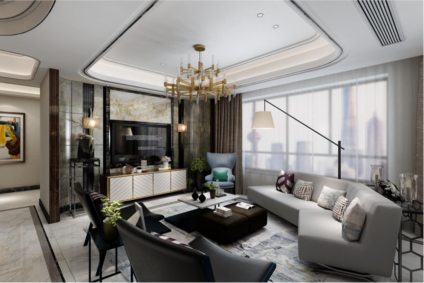 紫楹台220 ㎡港式轻奢，别点开，过于奢华