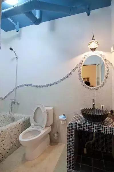 20个砖砌浴室柜案例,实用耐用,就连邻居见了回家也叫师傅做了