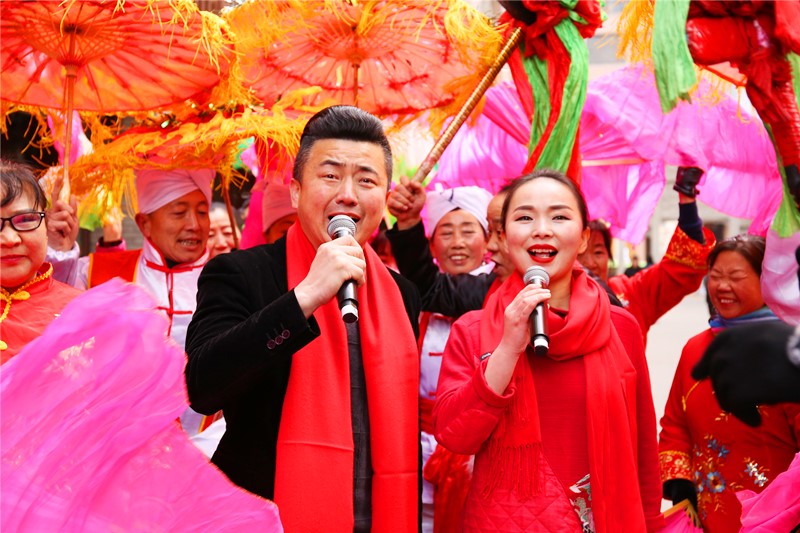 延安宝塔快闪活动嗨翻天热舞欢歌迎新年