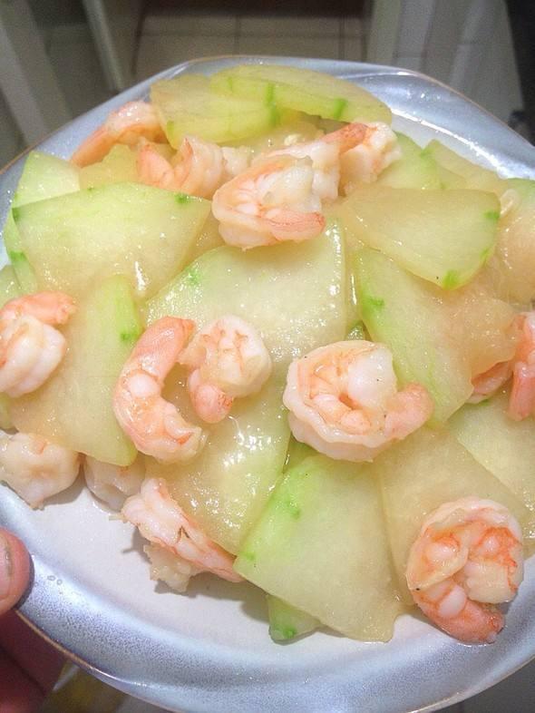 虾仁水晶冬瓜颜值高味道清甜营养丰富好吃又美味