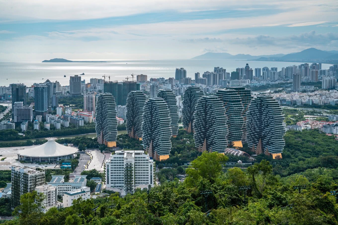 临春岭公园俯瞰三亚,带你解读这座海岛城市,原来美景都是免费的