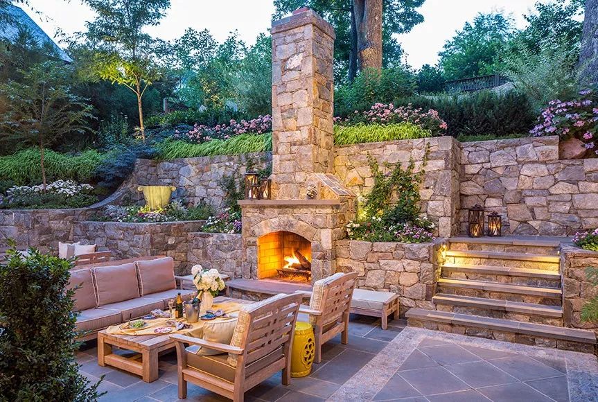 过瘾过瘾~|花园|壁炉_新浪新闻