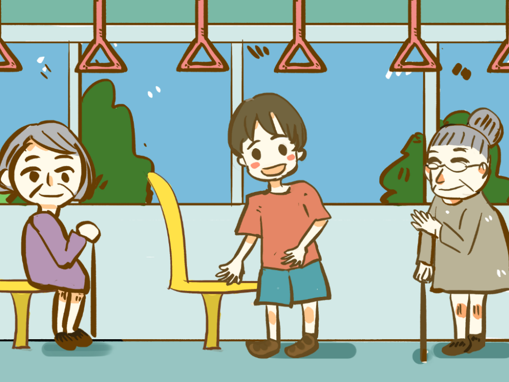 老太太领着孙子,强迫孕妇让座,这样真能培养出优秀的孩子吗?