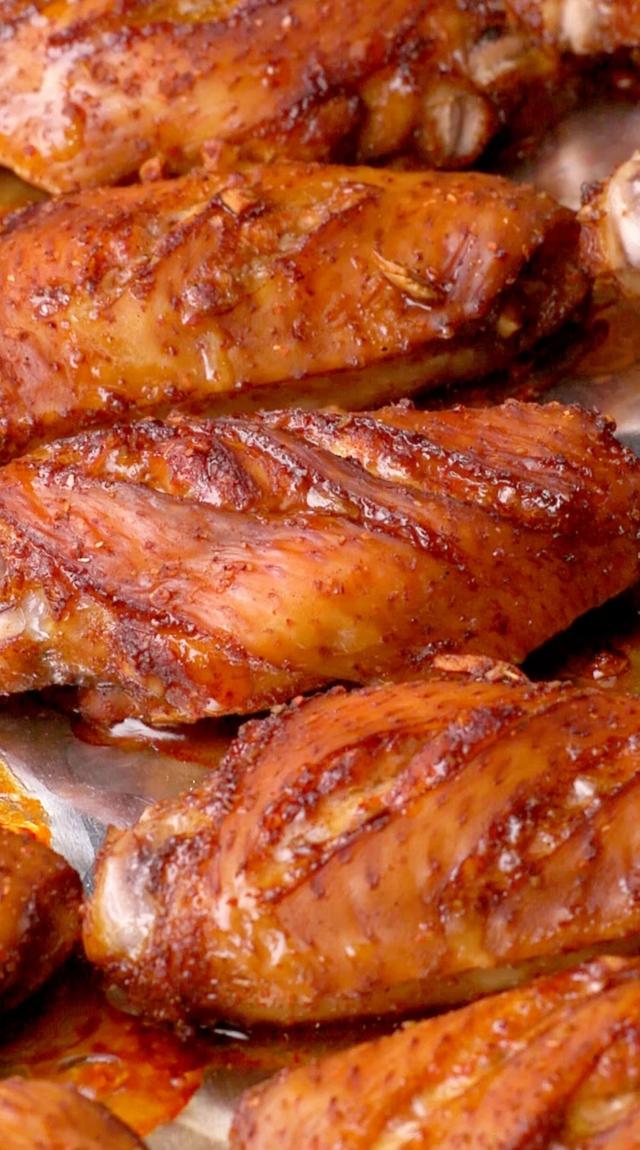 别在外面吃烤翅啦,秘制"香辣烤翅",奥尔良风味,快学起来