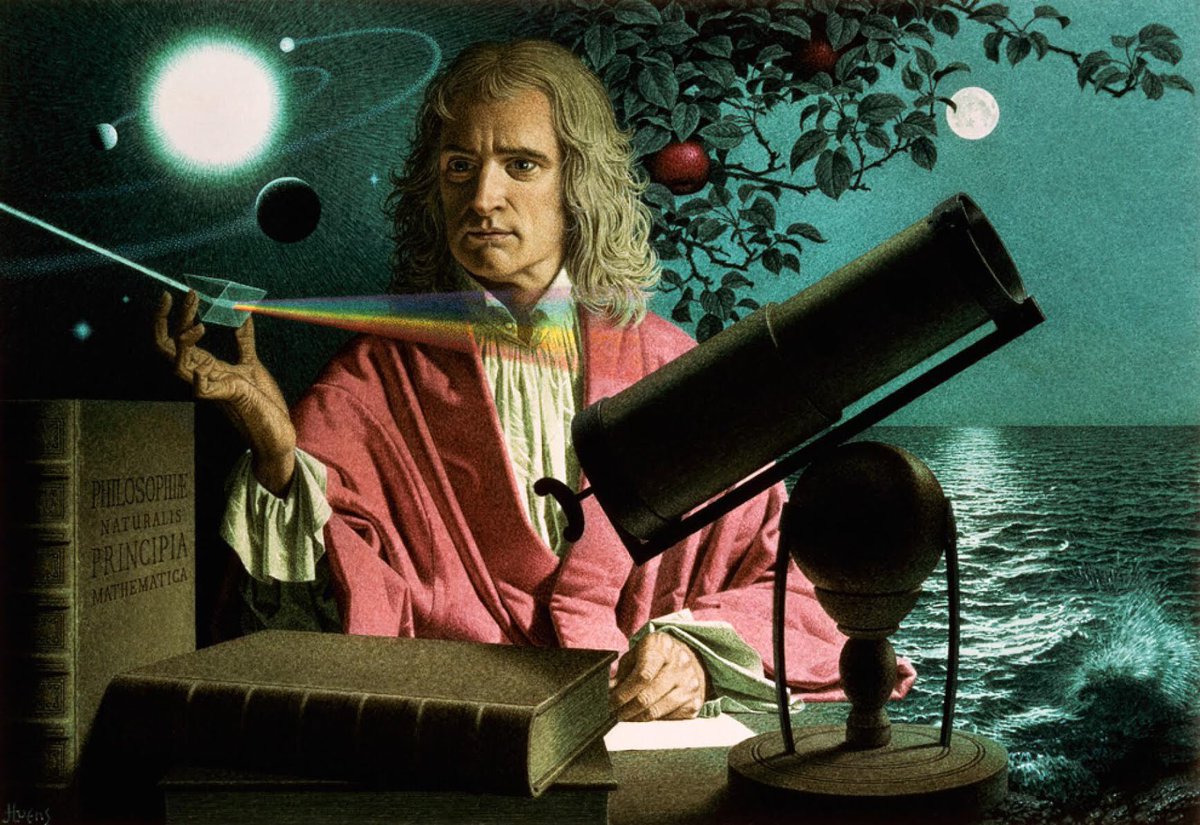牛顿的遗体图片