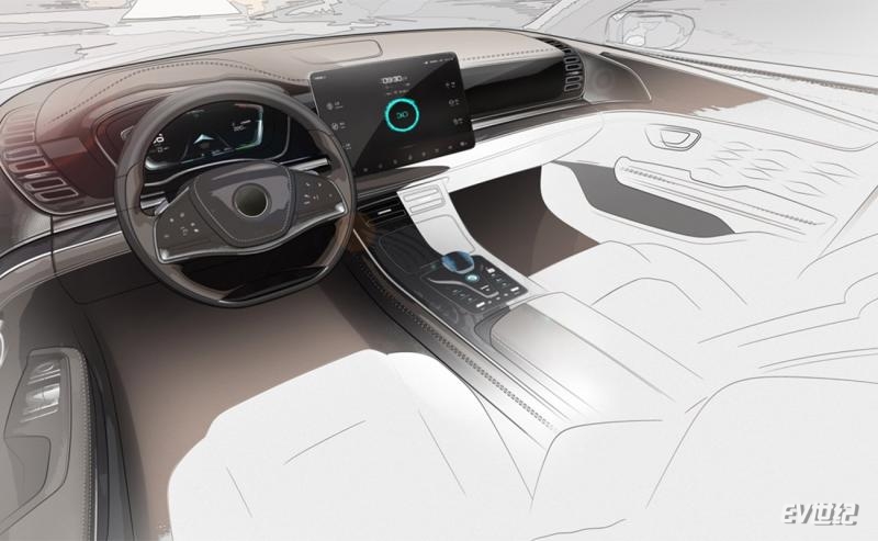 比亚迪汉实车内饰曝光 环抱式设计质感豪华