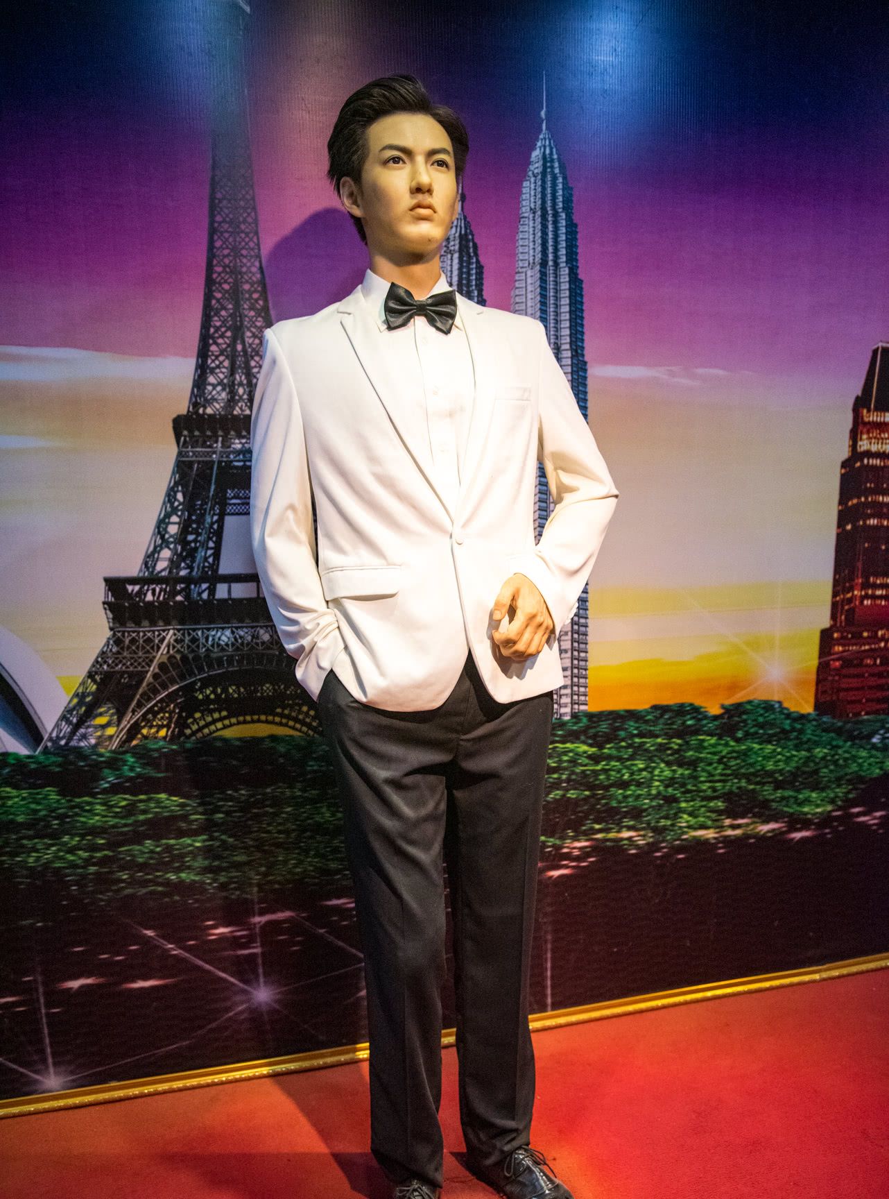 "最不像"蜡像馆,里面的名人明星.