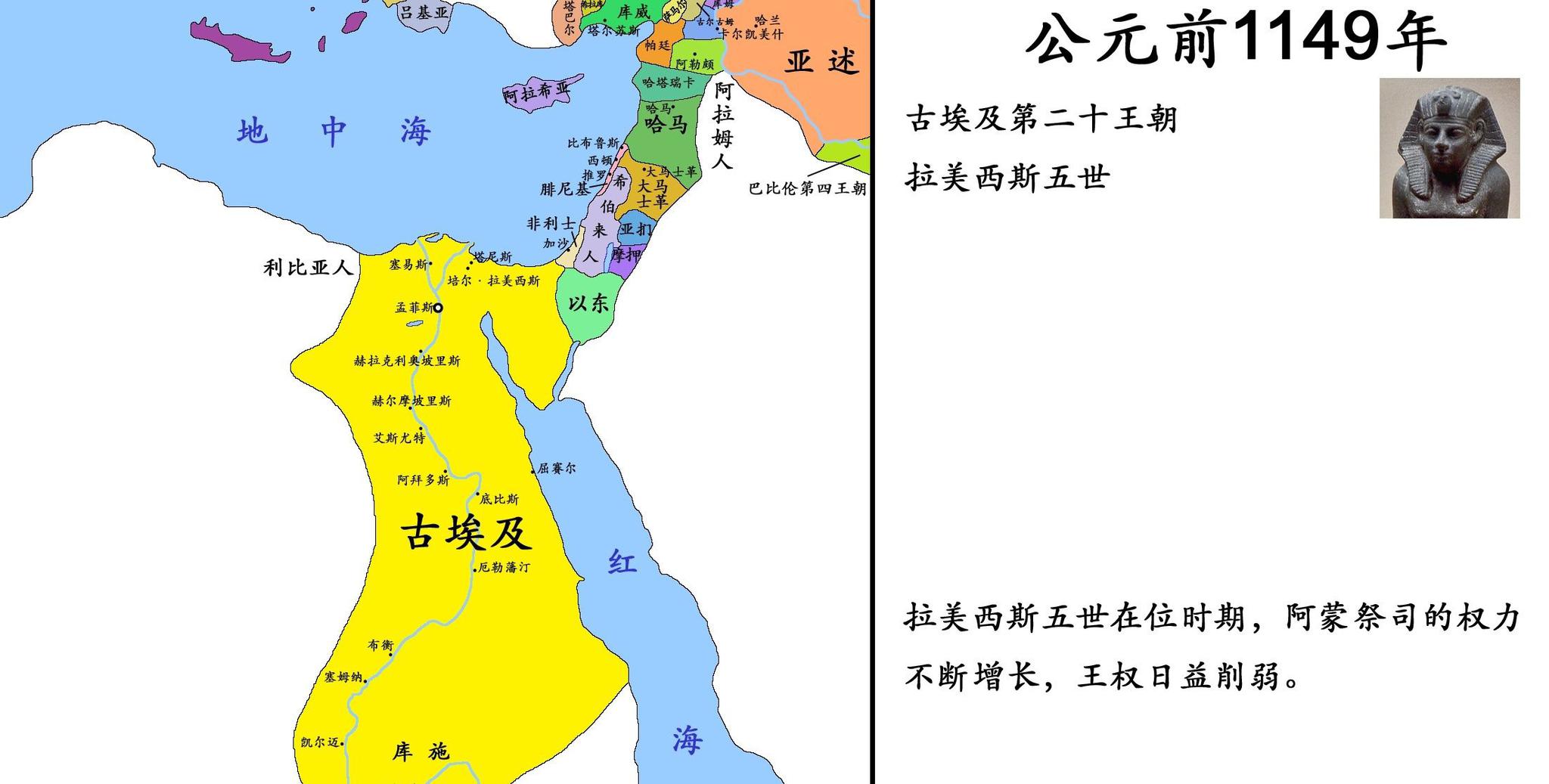 古埃及君王谱古埃及新王国时期埃及第二十王朝下