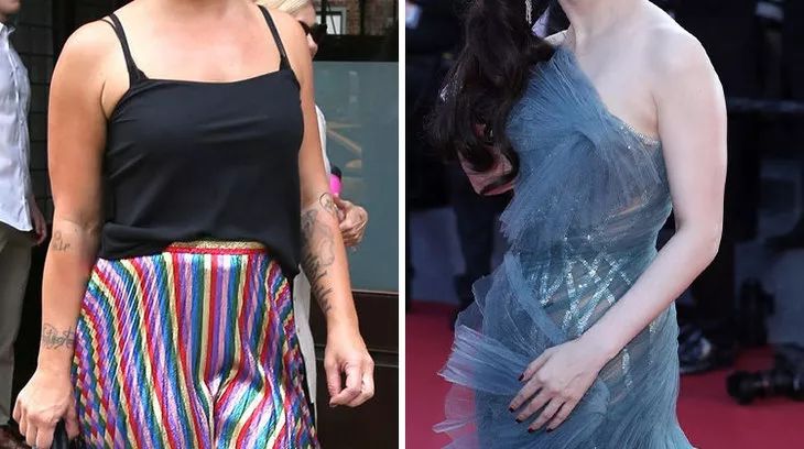 连以少女脸出名的女明星,露出肉肉的手臂后,遮住脸还以为是"大妈".