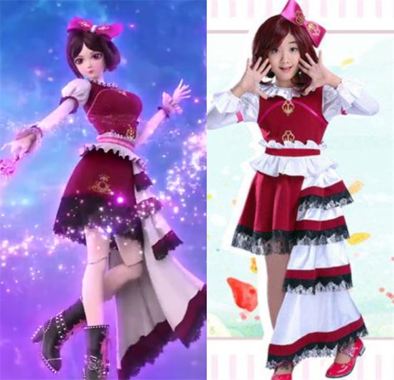 叶罗丽真人版cos造型冰公主是混血儿莫纱神还原