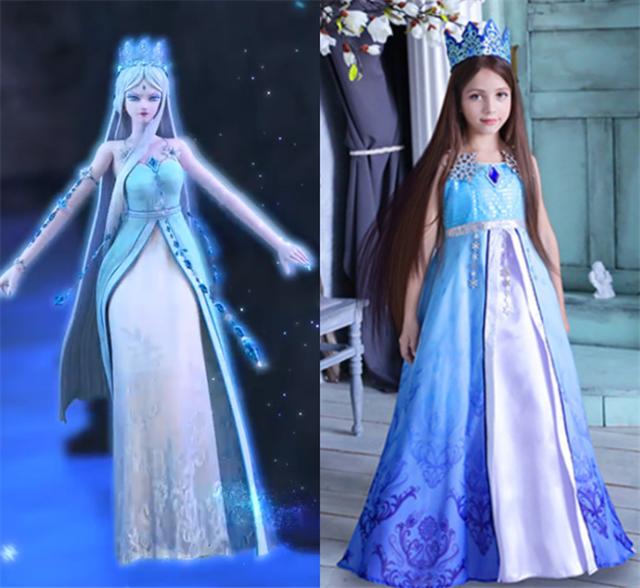 叶罗丽真人版cos造型冰公主是混血儿莫纱神还原