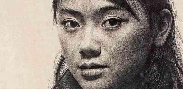 冷军画《蒙娜丽莎》,发梢儿清晰可见,放大10倍