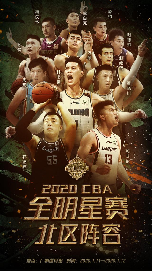 cba全明星阵容出炉,孙悦赵继伟可兰白克入选,王少杰无缘