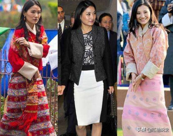 不丹王后大肚照曝光!29岁雪域美人保持高冷,与英俊国王零交流