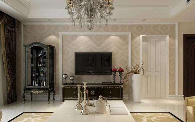 电视墙装修别用大理石了，聪明人都用石膏线来替代，省钱又好看