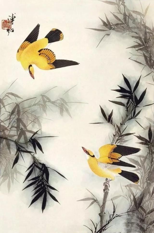 黄鹂紫藤黄鹂紫藤黄鹂紫藤黄鹂紫藤黄鹂溥佐的作品,总是充满诗情画意
