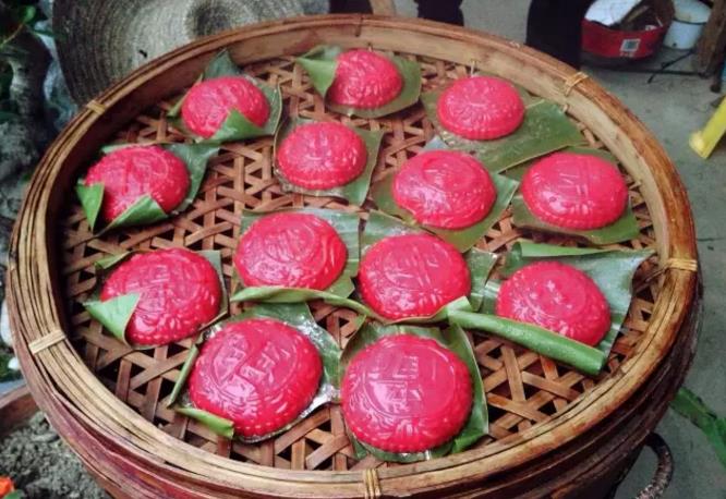 莆田过年的特色美食红团味道甜而不腻寓意好你吃过吗