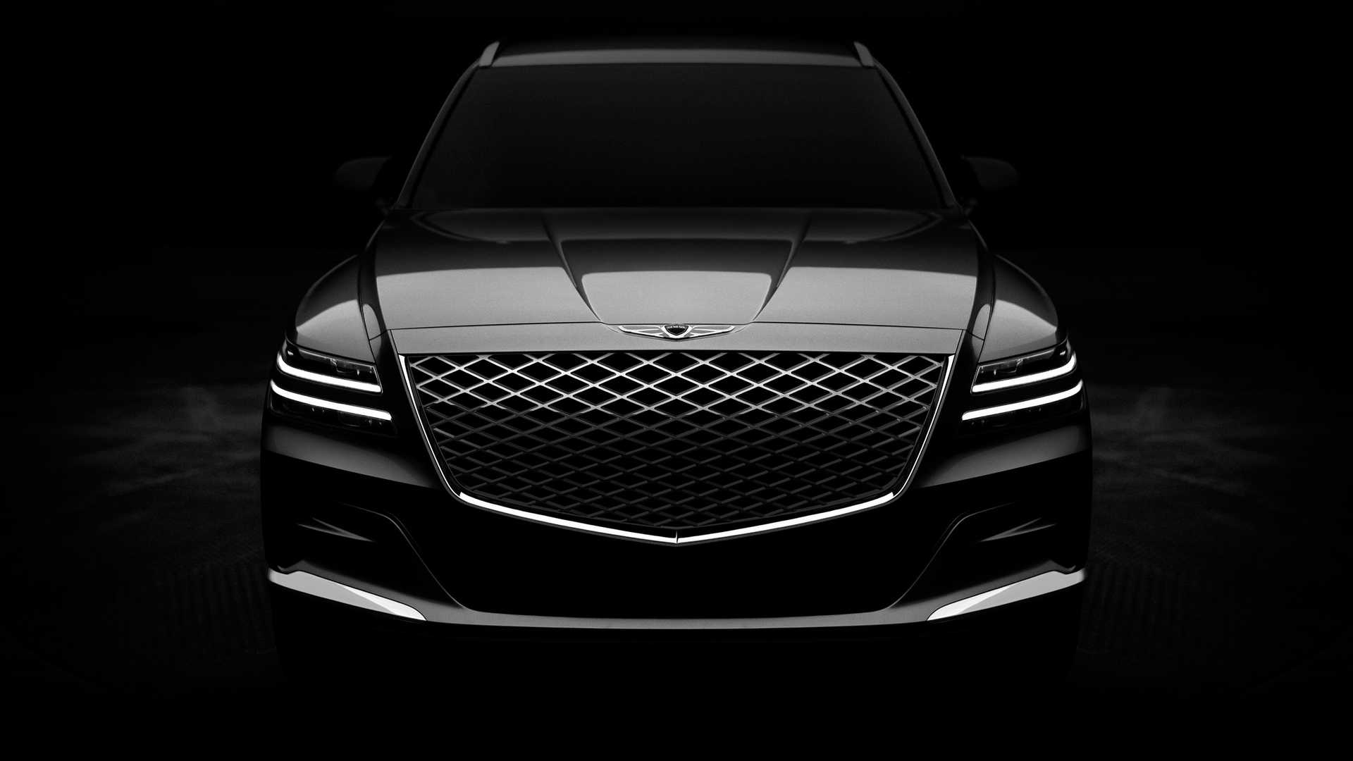 高度还原概念车设计，捷尼赛思GV80预告图发布