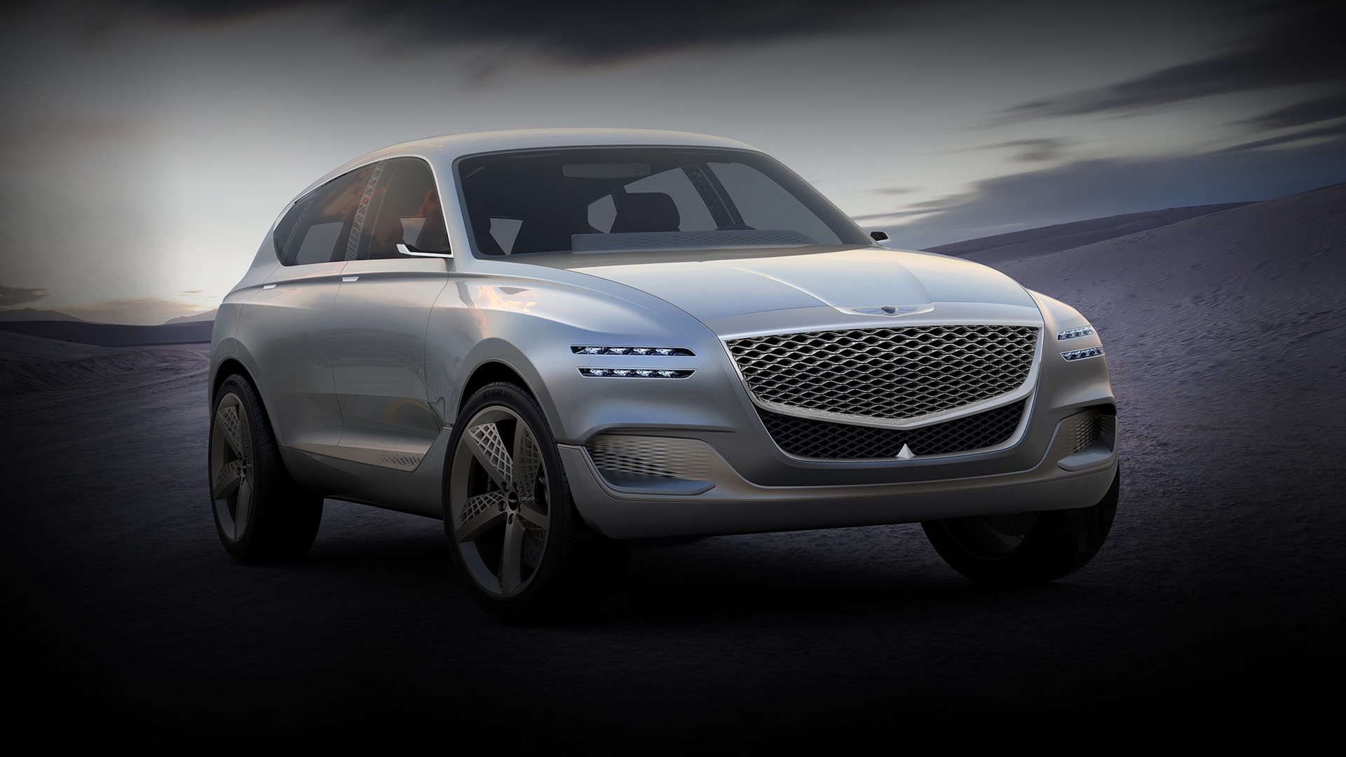 高度还原概念车设计，捷尼赛思GV80预告图发布