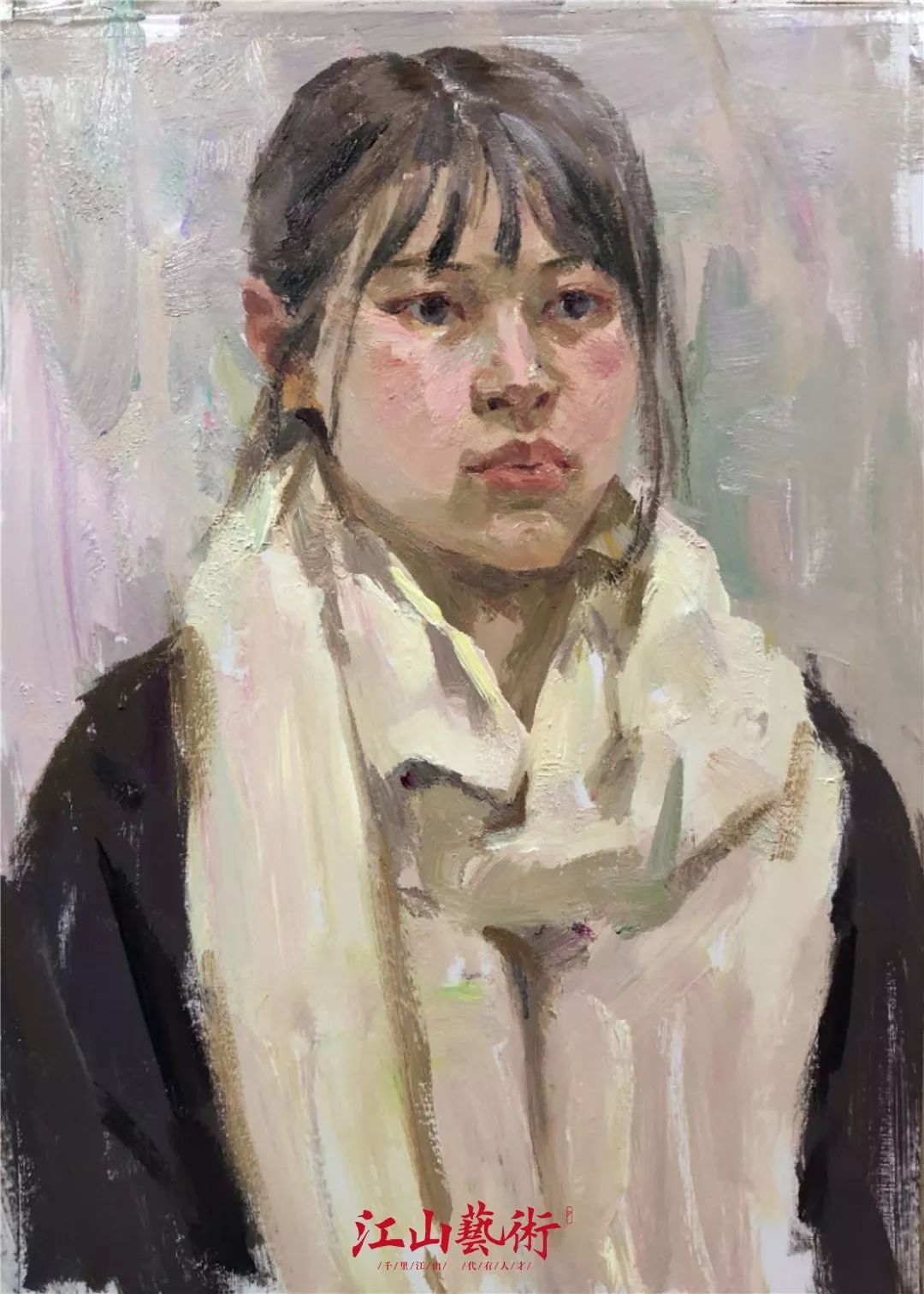 想考美院彩头就该这么画江山彩头教学正面女青年示范