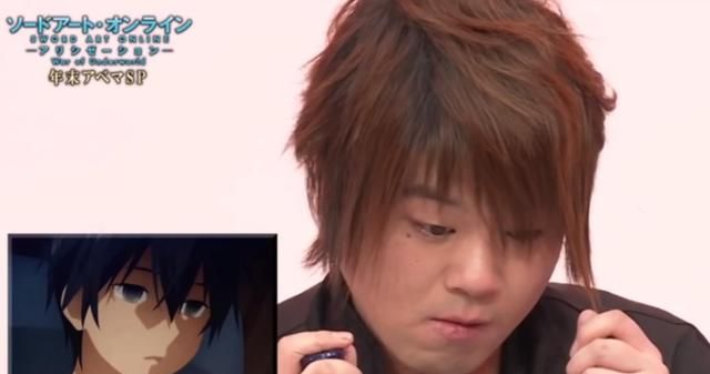 而在这档节目的"人设"里,桐人的声优松冈祯丞也是贯彻了原作的感觉,和