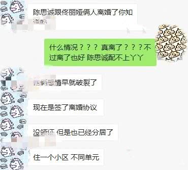 网曝陈思诚佟丽娅签离婚协议，两人长期分居，为对赌协议隐瞒婚变