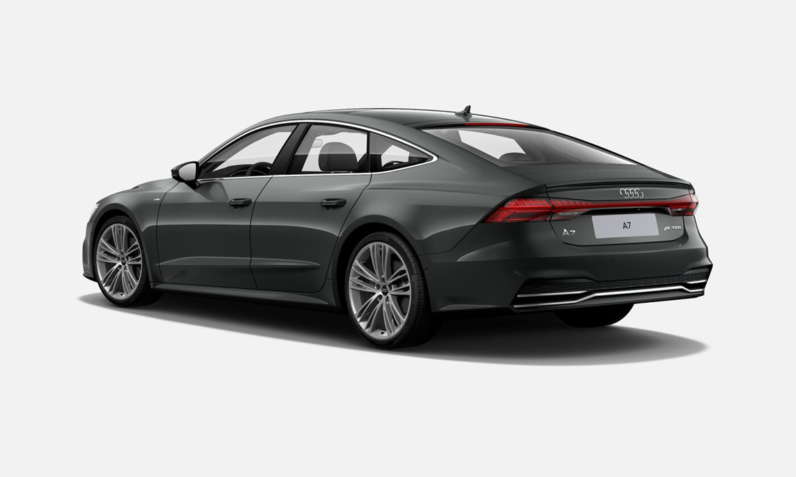 国五处理奥迪a7 55 tfsi quattro动感型天云灰/黑内现车