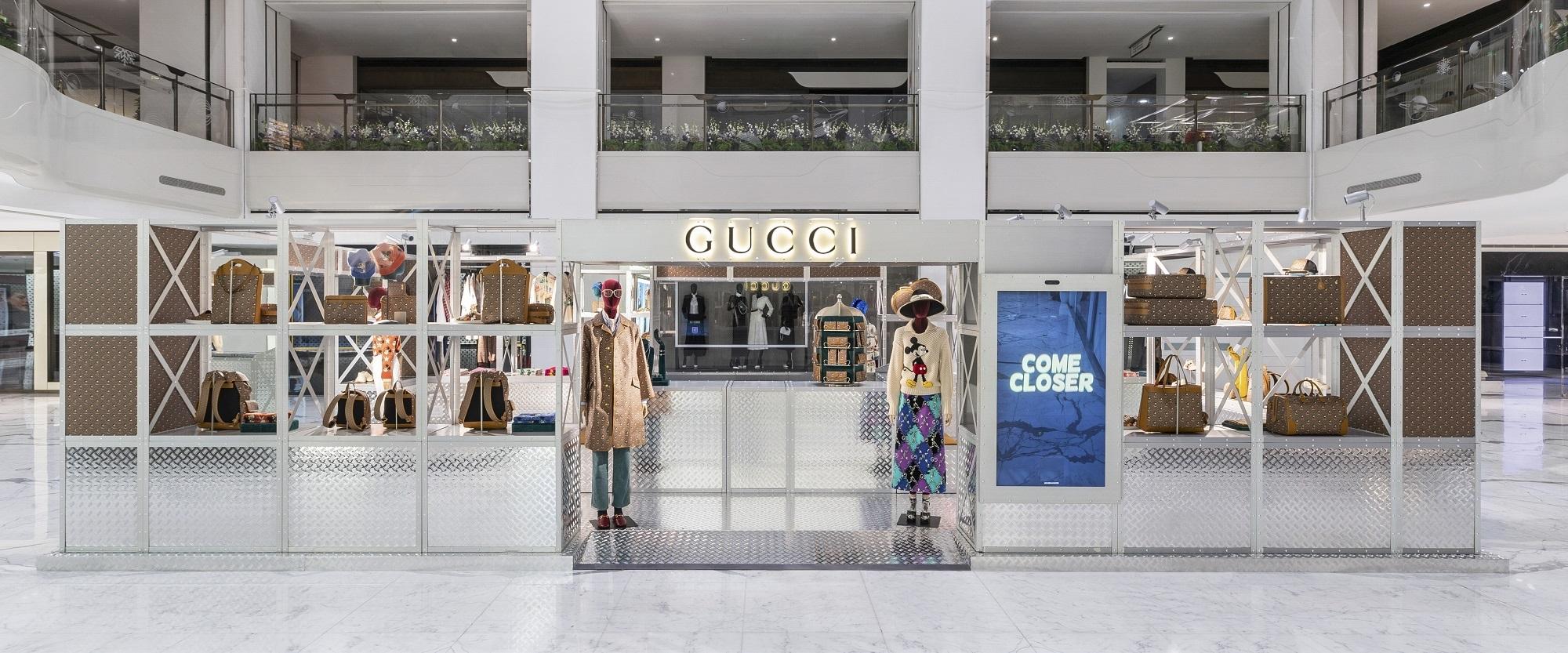 guccipin米奇主题限时店亮相中国开启2020新年系列全新旅程
