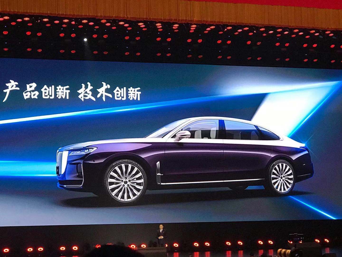 中国品牌唯一“V6+纵置后驱”，红旗H9“打卡”2020