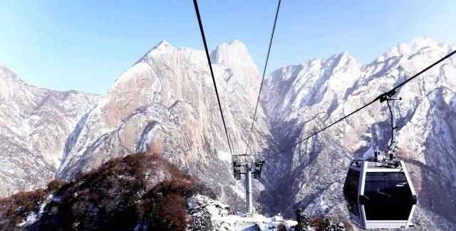 华山西峰观光大索道:2019年接待乘索游客280