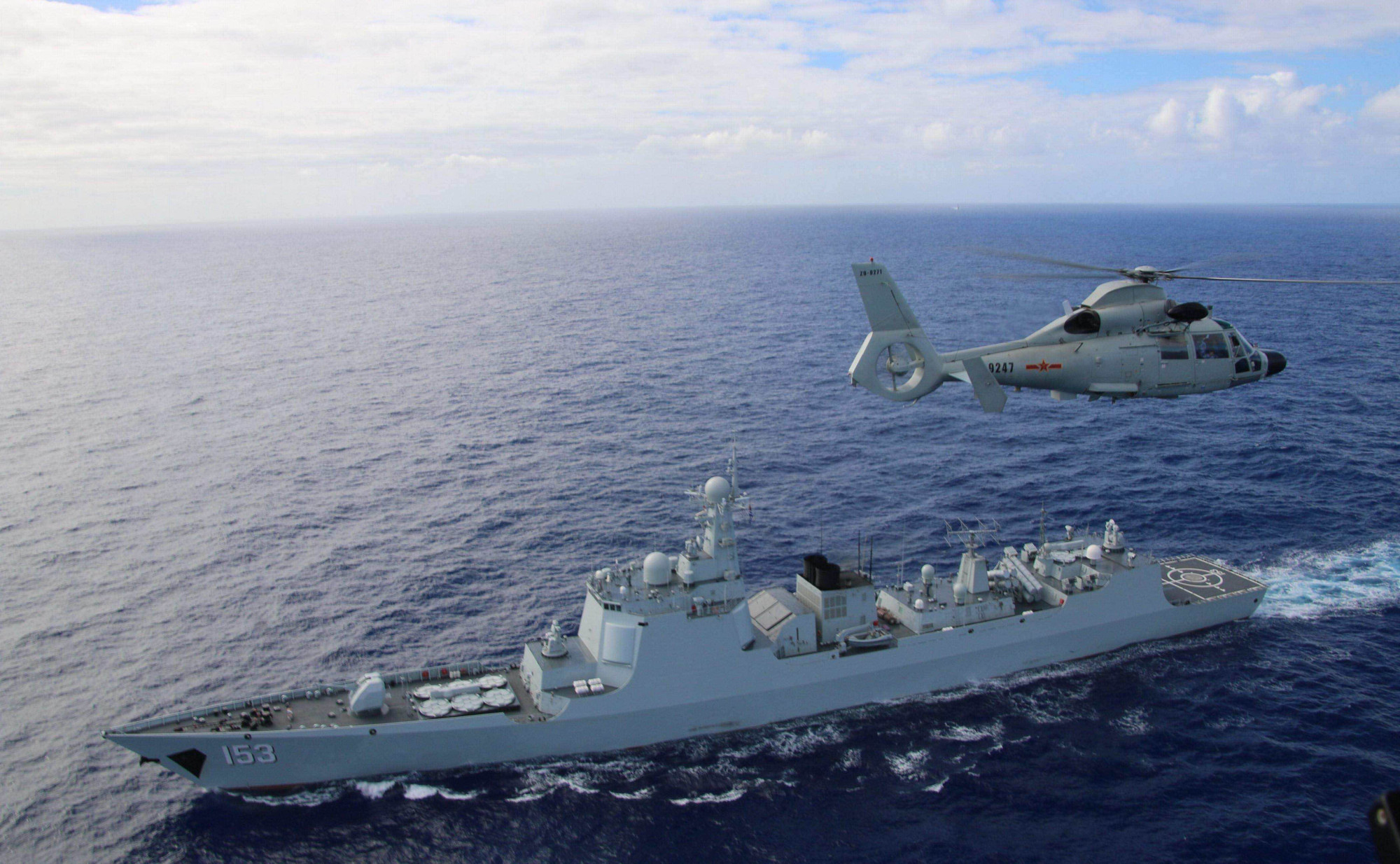 传来喜讯!中国又一艘052d驱逐舰下水,海军战力将再度提升