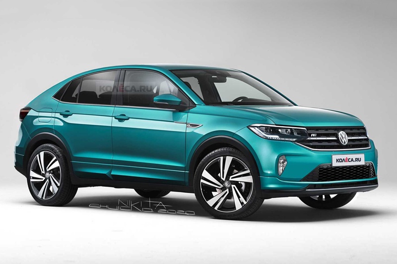 1.0T发动机 溜背设计 大众全新小型跨界SUV Nivus渲染图曝光