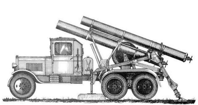 画苏联喀秋莎火箭炮图片