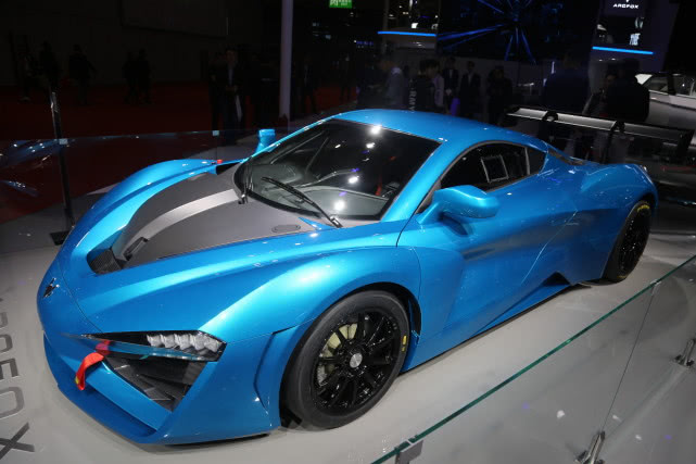 北汽新能源arcfox gt赛道版 ,纯电动gt超跑,上海车展实拍!