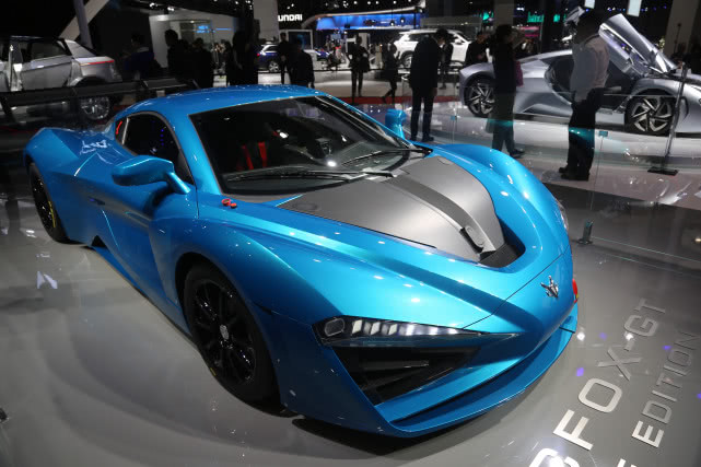 北汽新能源arcfox gt赛道版 ,纯电动gt超跑,上海车展实拍!