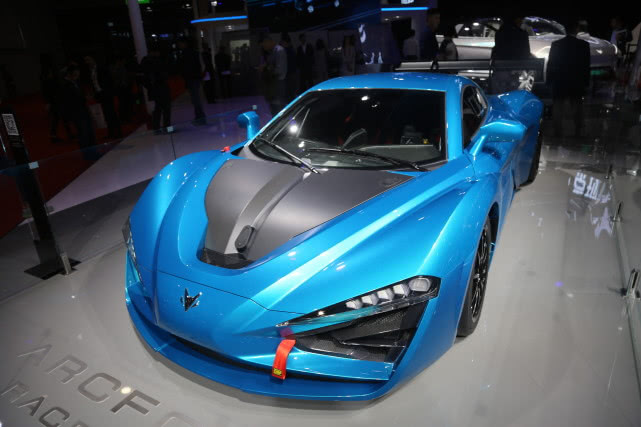 北汽新能源arcfox gt赛道版 ,纯电动gt超跑,上海车展实拍!