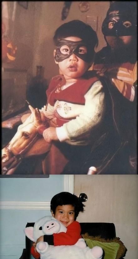 小时候的王力宏超萌超可爱,是一个非常好看的小baby.