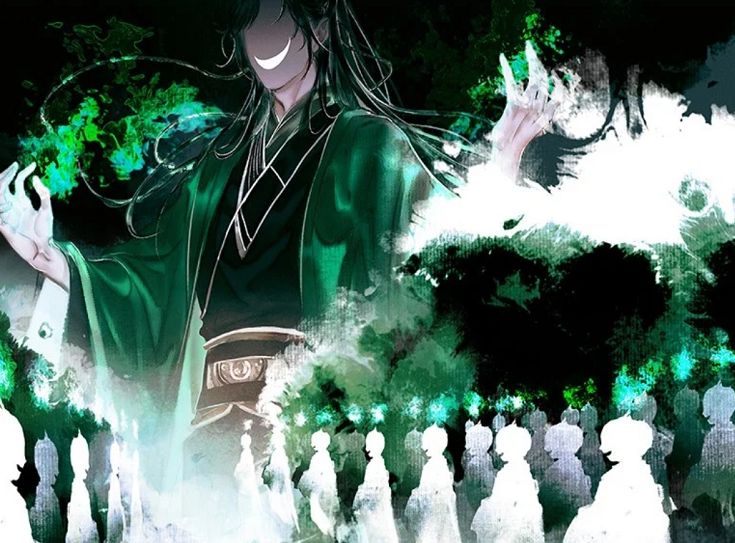 《天官赐福》漫画,“四大害”登场,戚容表情太魔性!